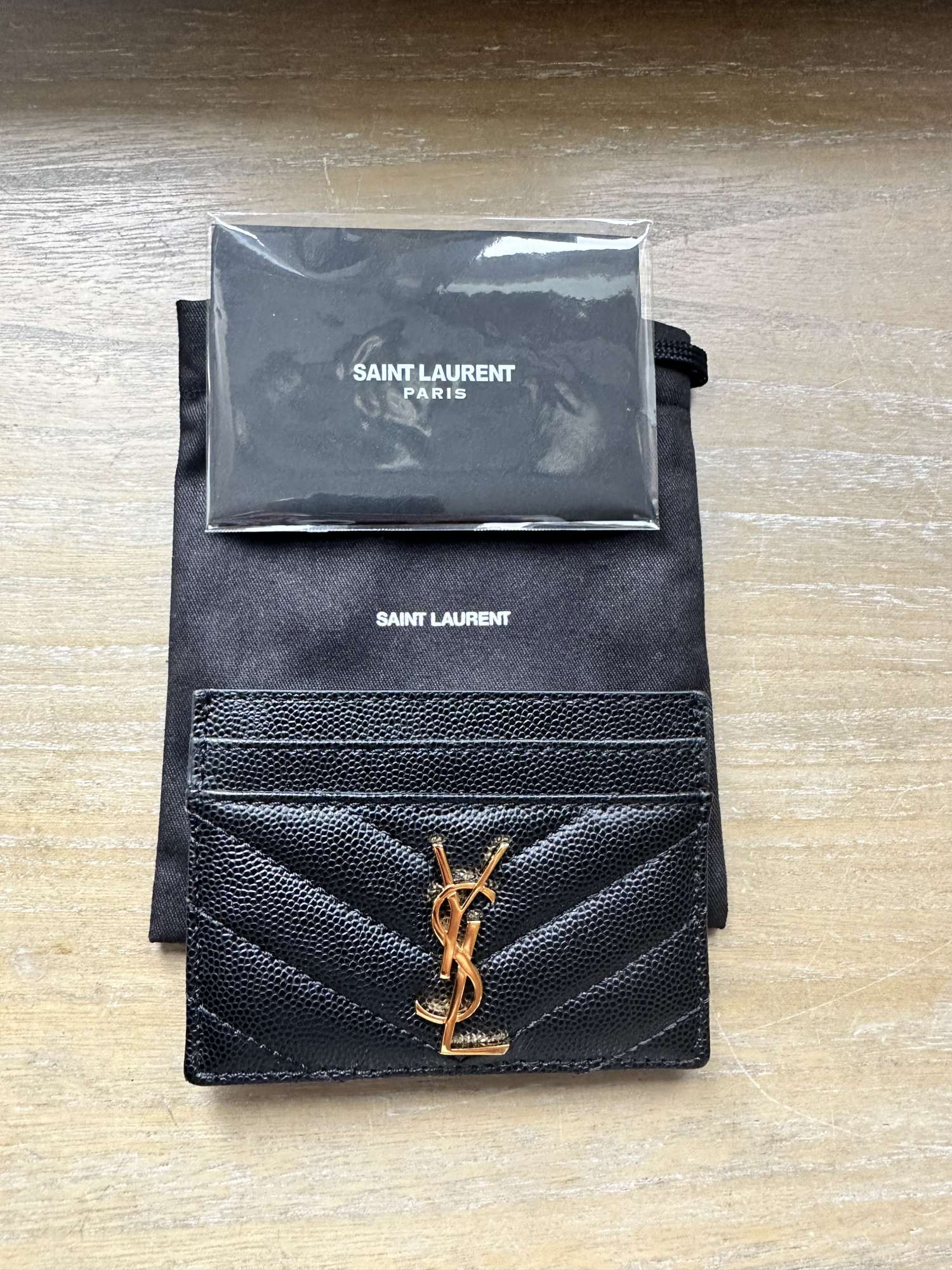 Držiak karty Saint Laurent model Cassandre