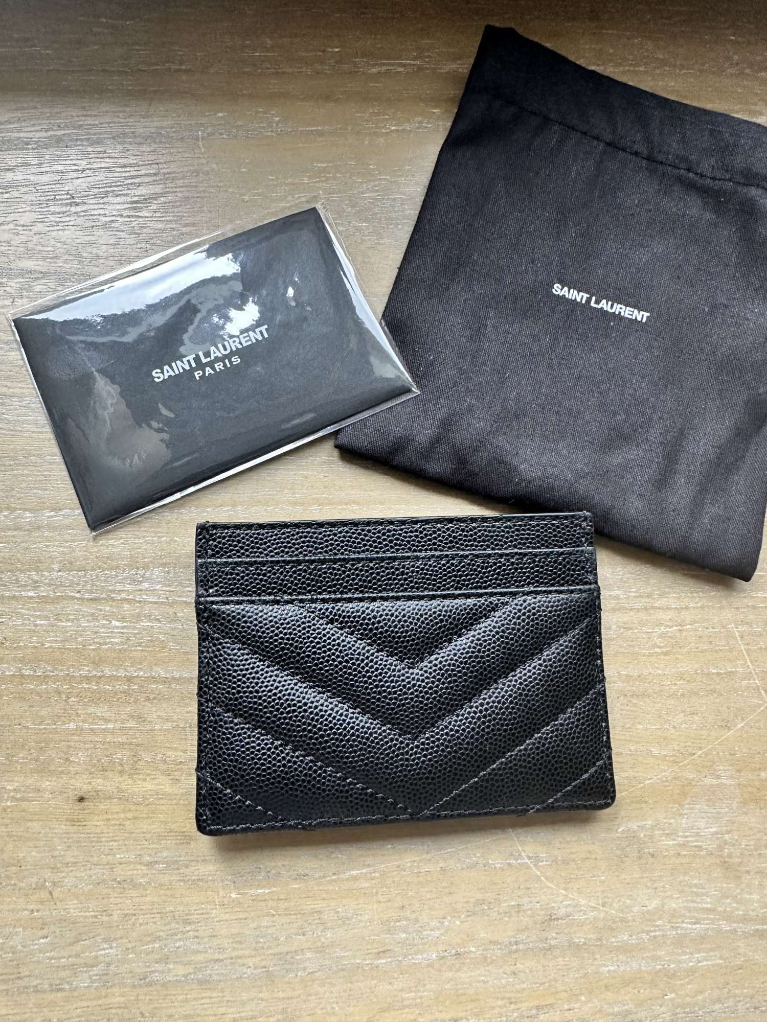 Držiak karty Saint Laurent model Cassandre