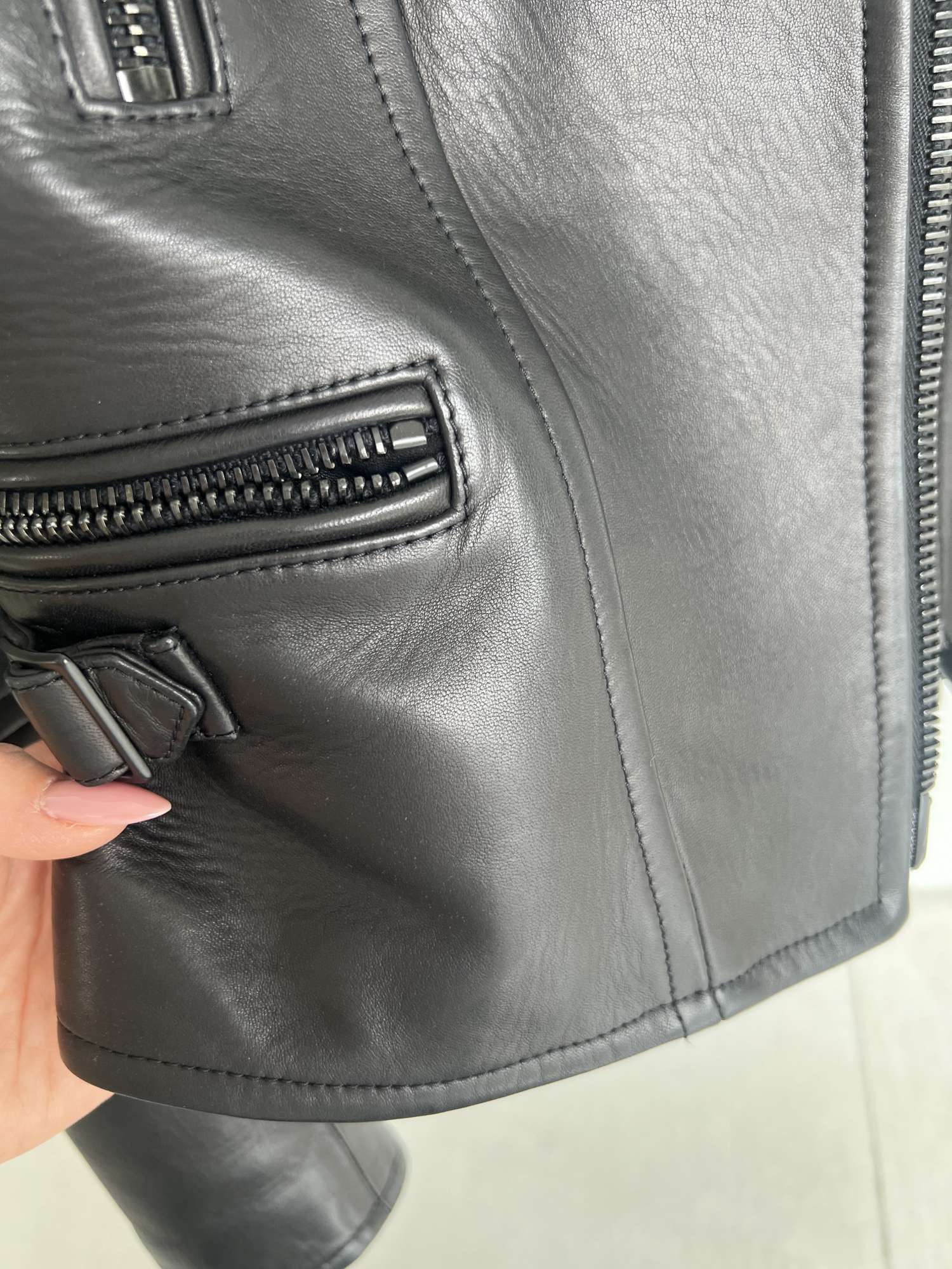 Kožená bunda Burberry