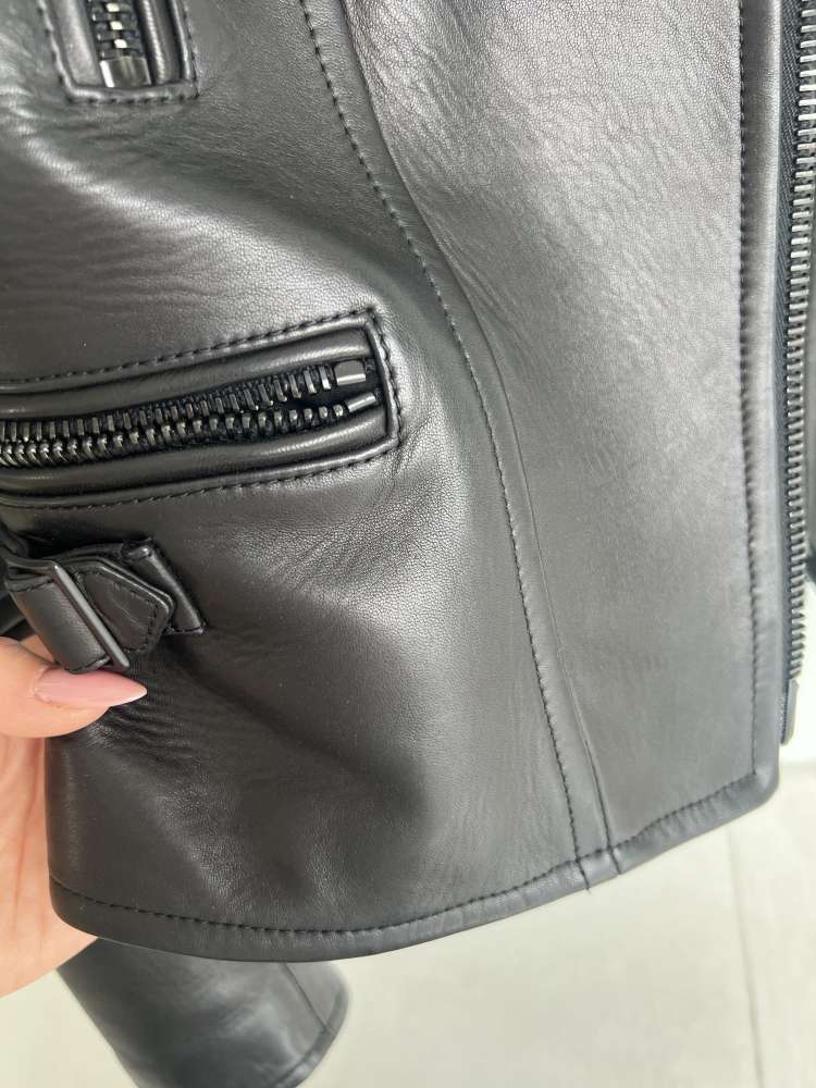 Kožená bunda Burberry