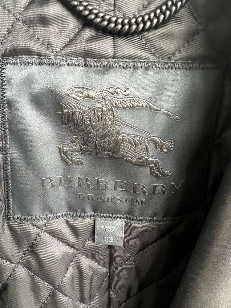 Kožená bunda Burberry