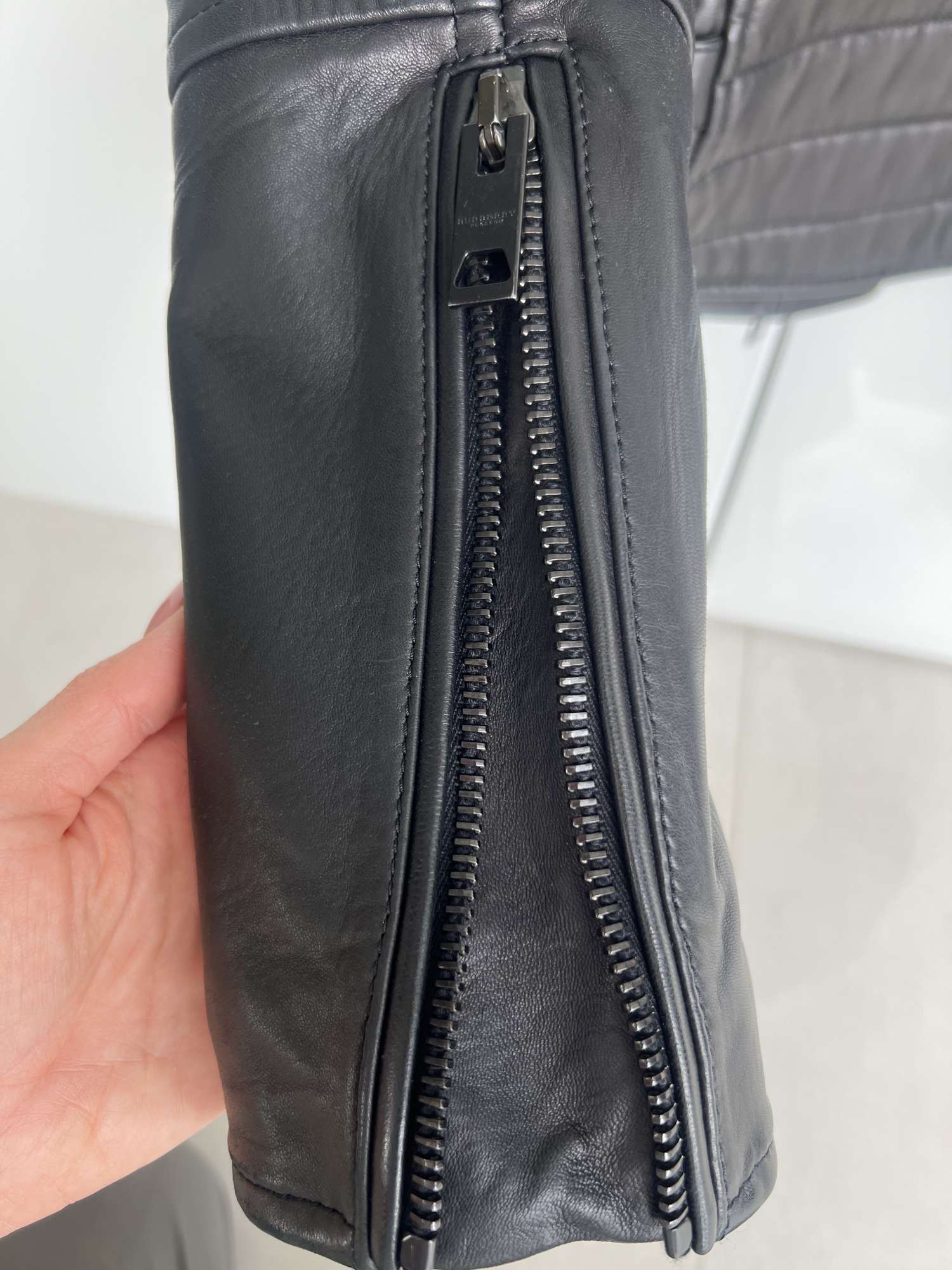 Kožená bunda Burberry