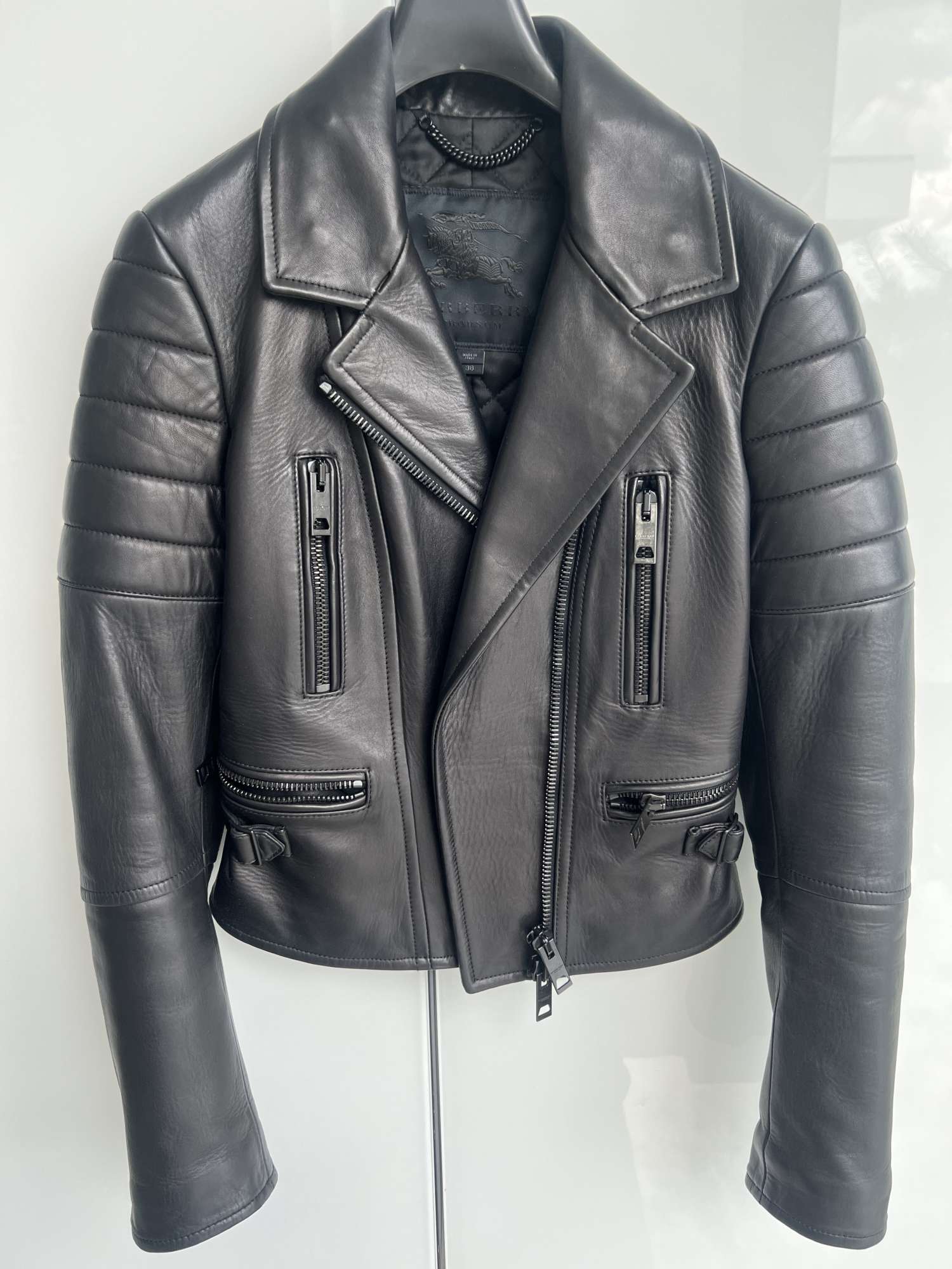 Kožená bunda Burberry