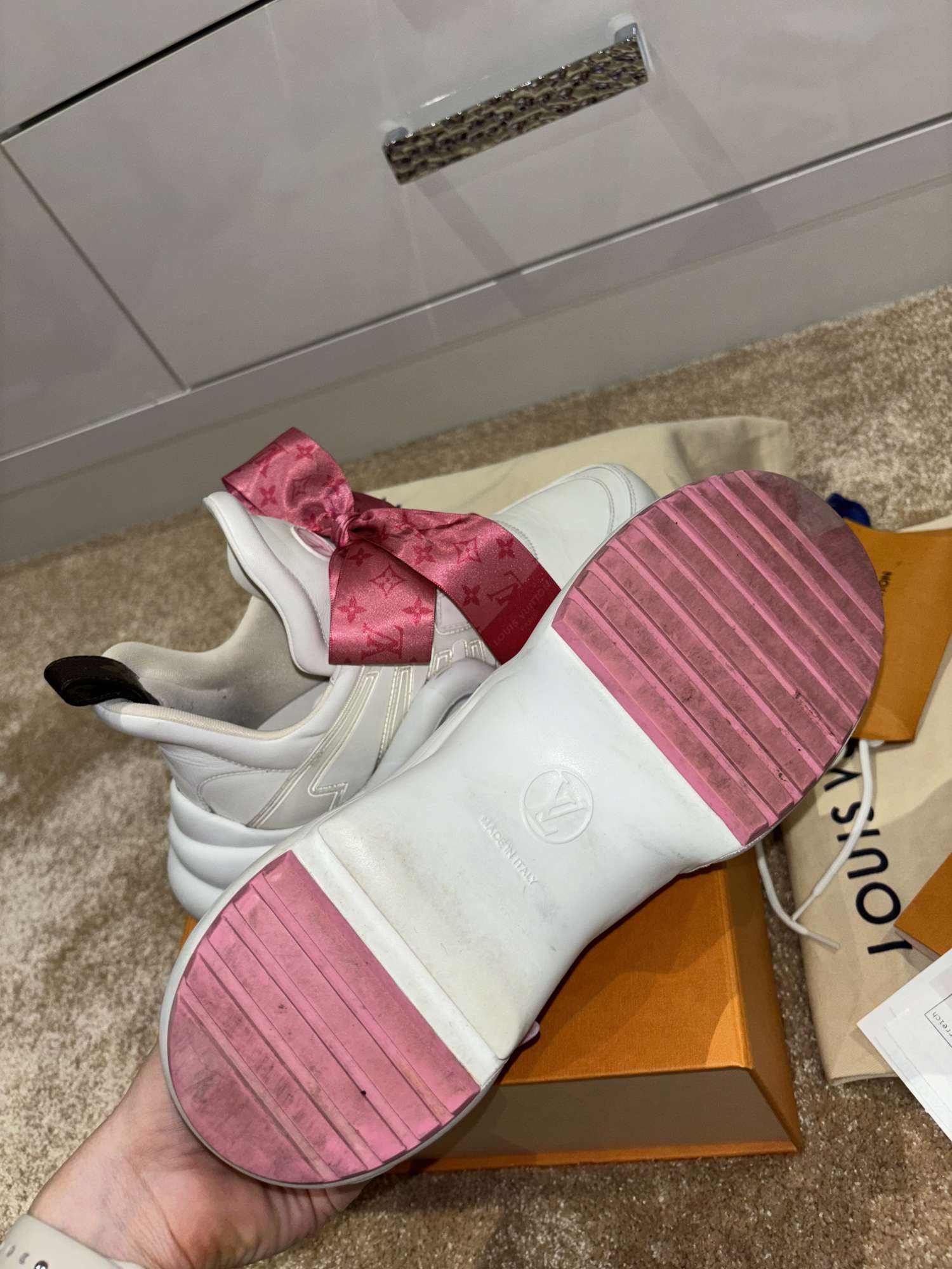 Louis vitton tenisky, komplet balenie