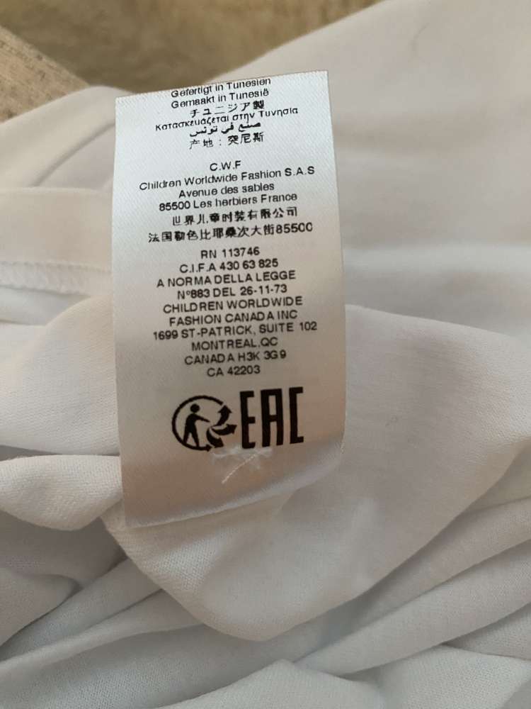 Givenchy biele tričko