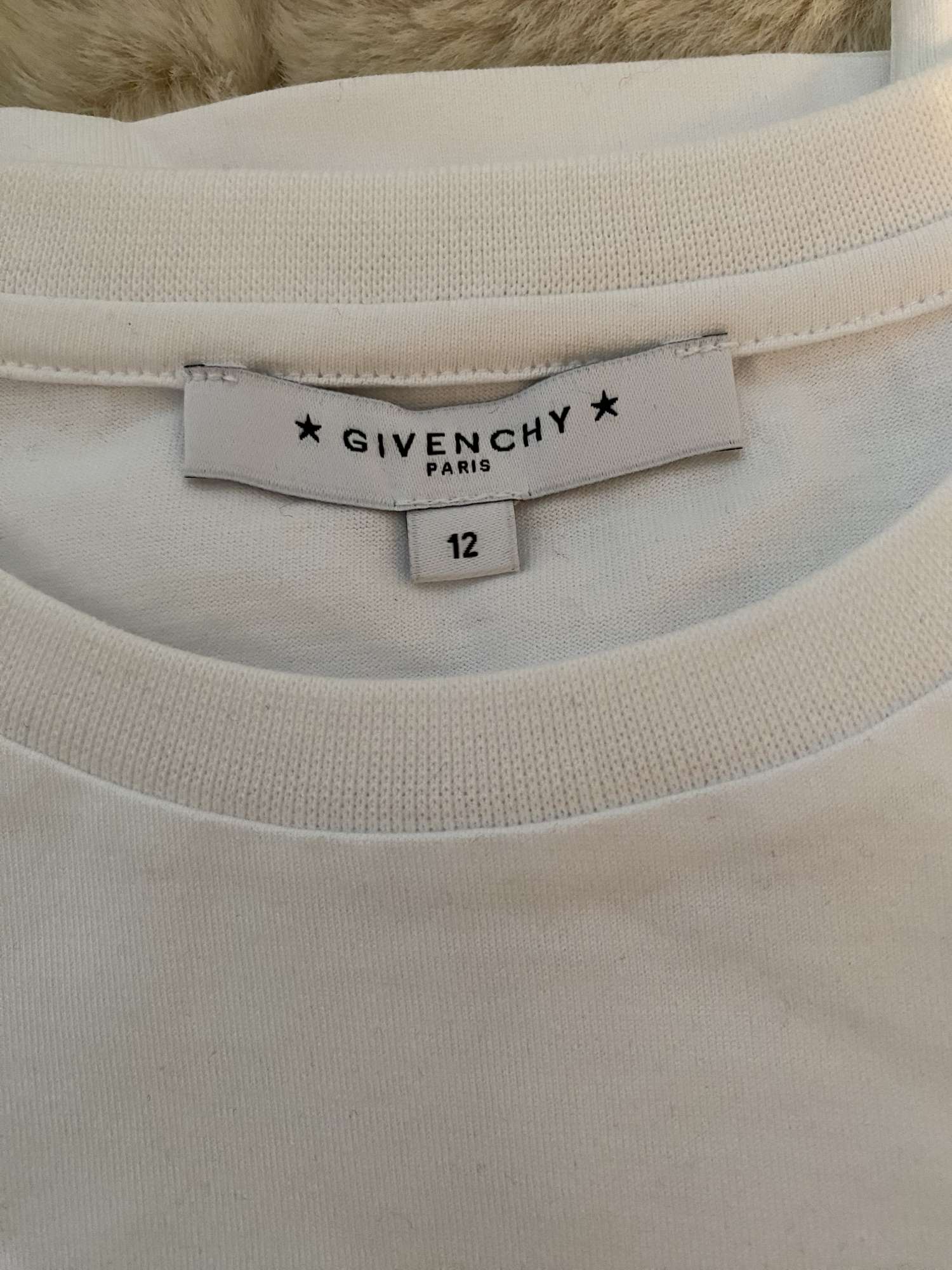 Givenchy biele tričko