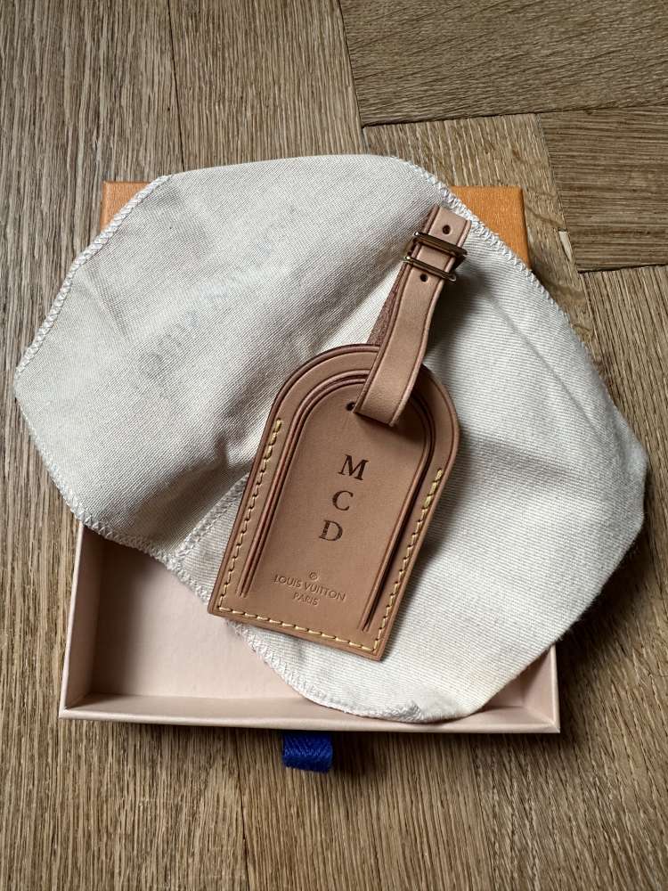 Louis Vuitton name tag