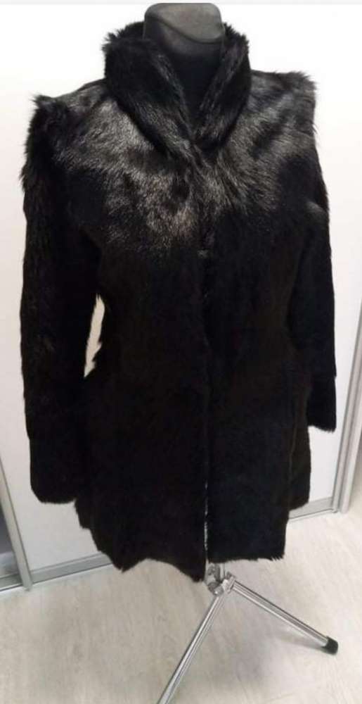 Obojstranný kabat koža a srst