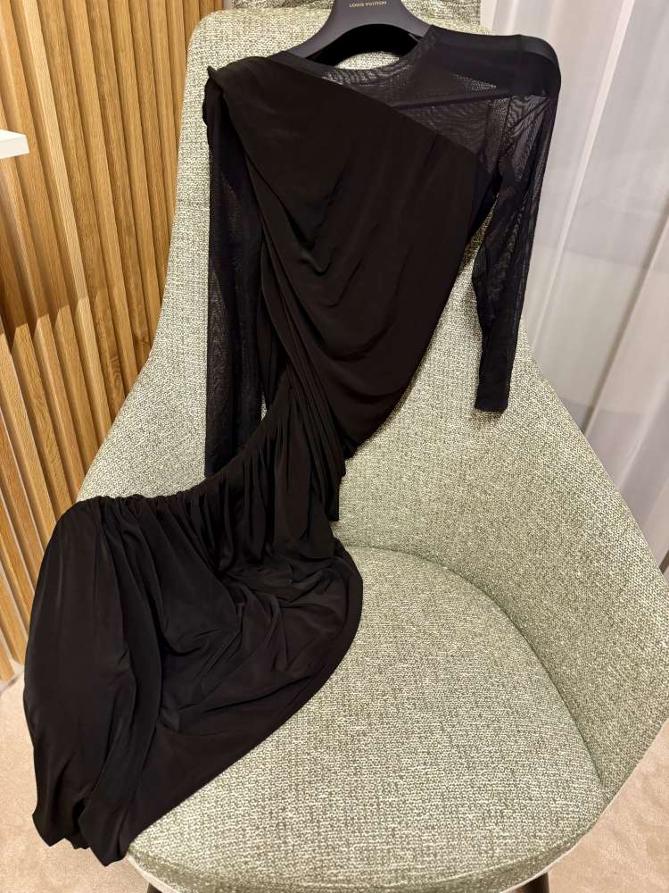 ČIerne šaty Norma Kamali