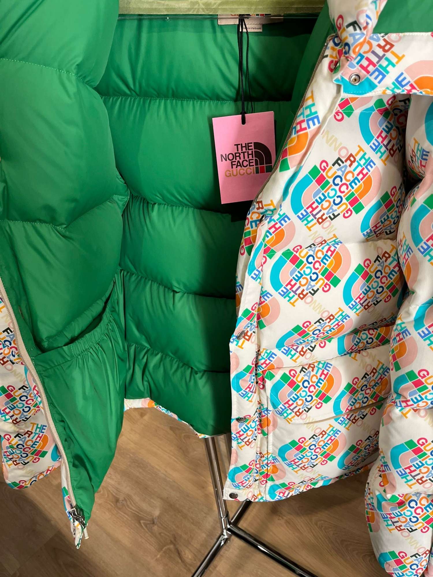 Gucci & The north face lyžiarska súprava