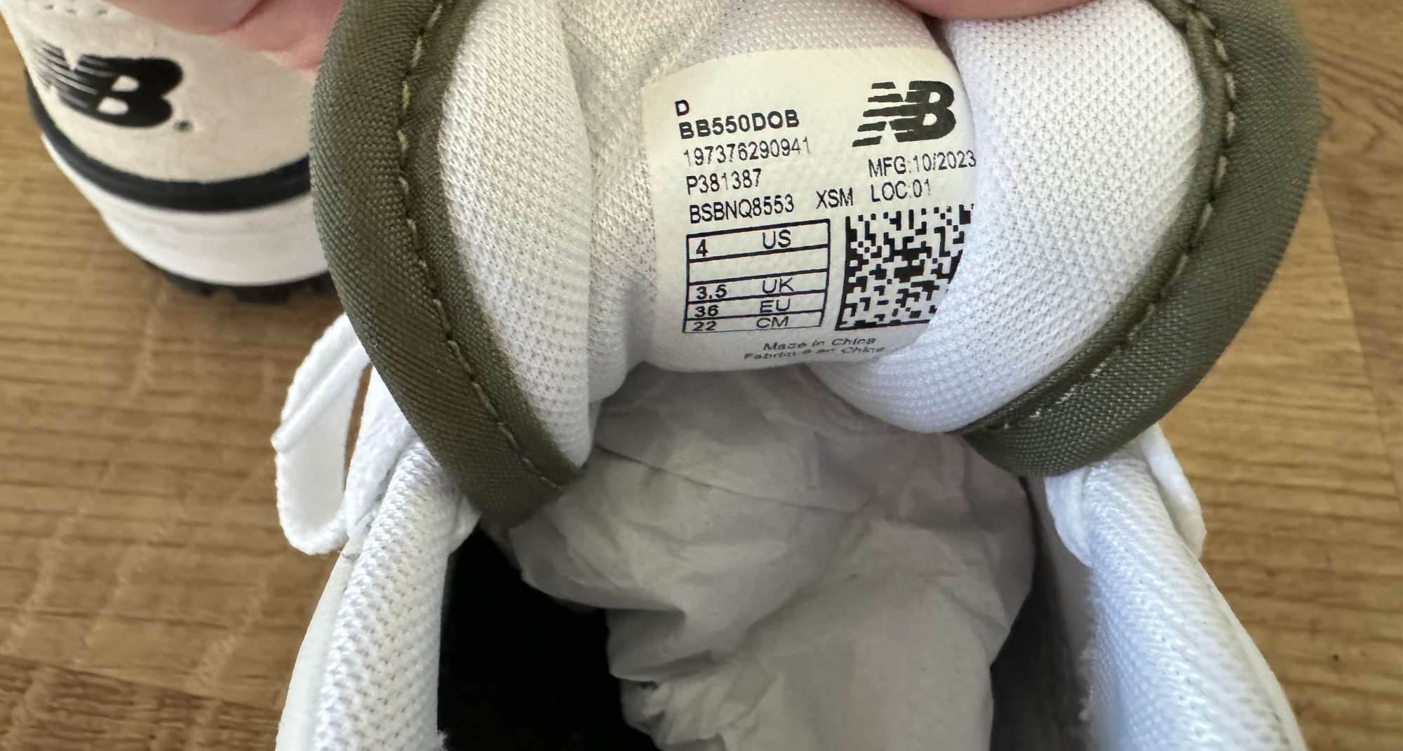 New Balance 550 s krabicou, veľ. 36