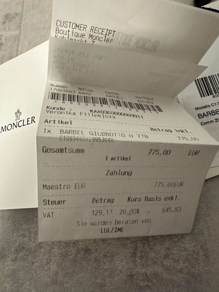Moncler Barbel