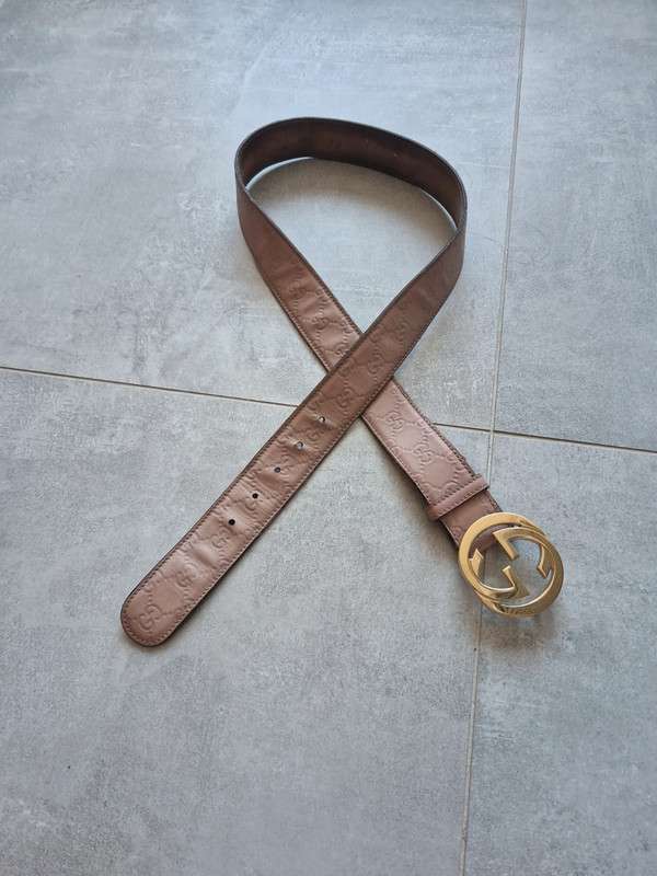Kožený pásek Gucci