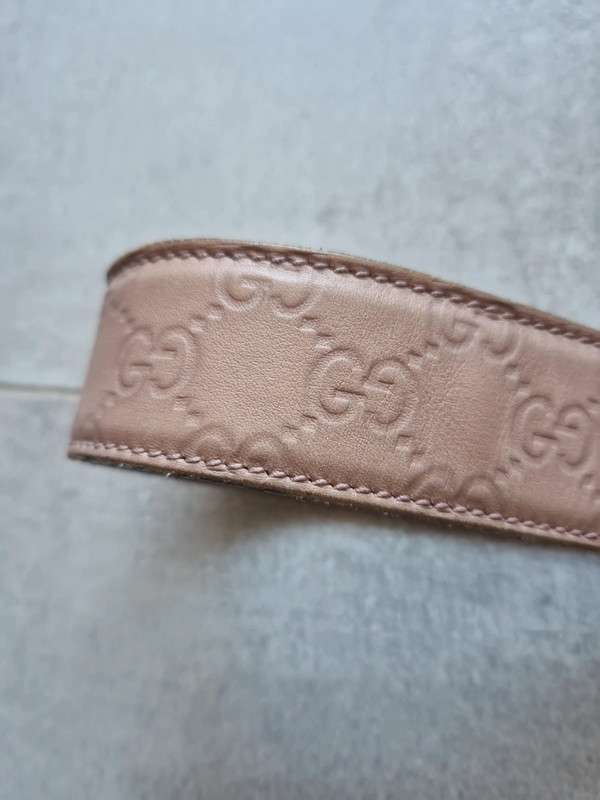 Kožený pásek Gucci