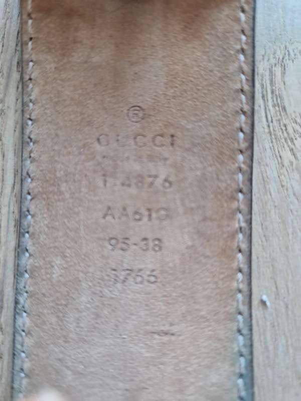 Kožený pásek Gucci