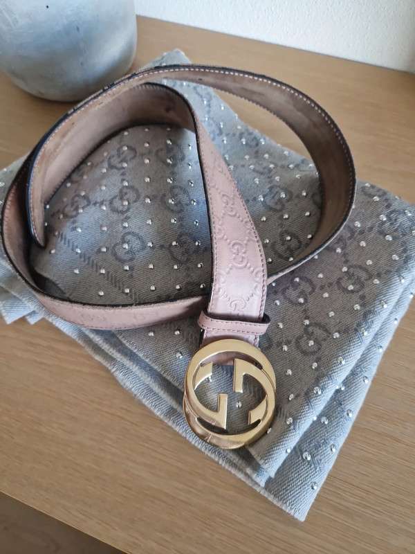 Kožený pásek Gucci