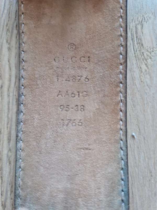 Kožený pásek Gucci