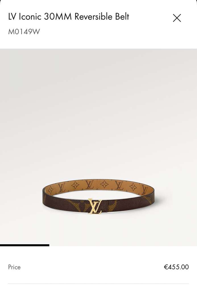 Opasok Louis Vuitton vel. 80