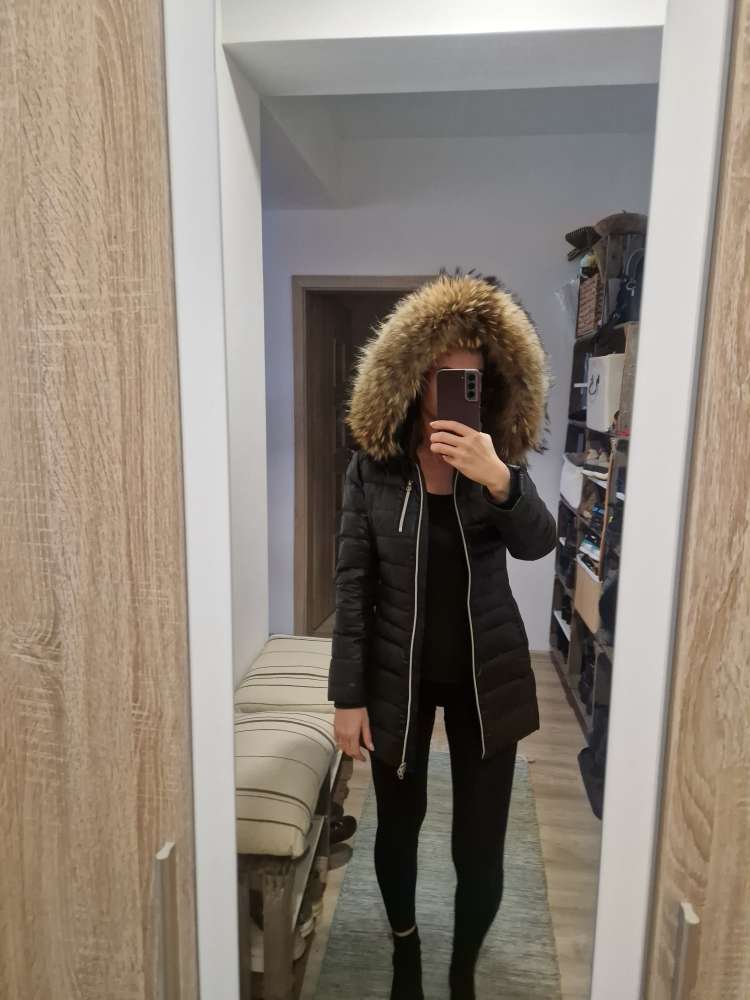 Bunda s pravou kožušinkou