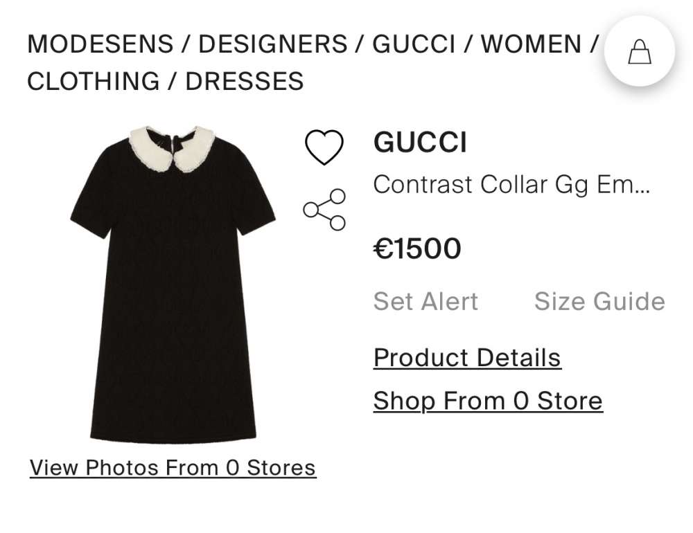 Gucci saty velkost S