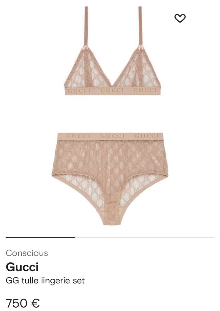 Gucci suprava spodne pradlo