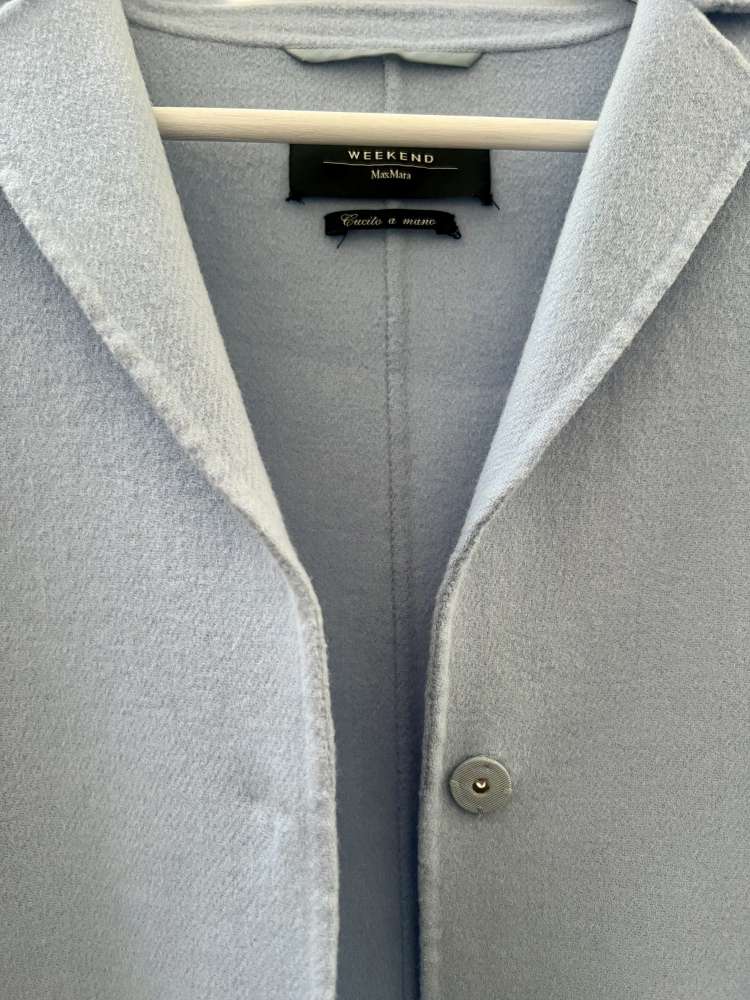 Max Mara Weekend Bledomodrý Kabátik