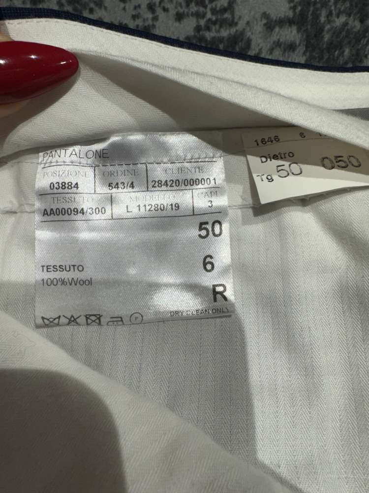 Pánský tmavomodrý oblek Canali