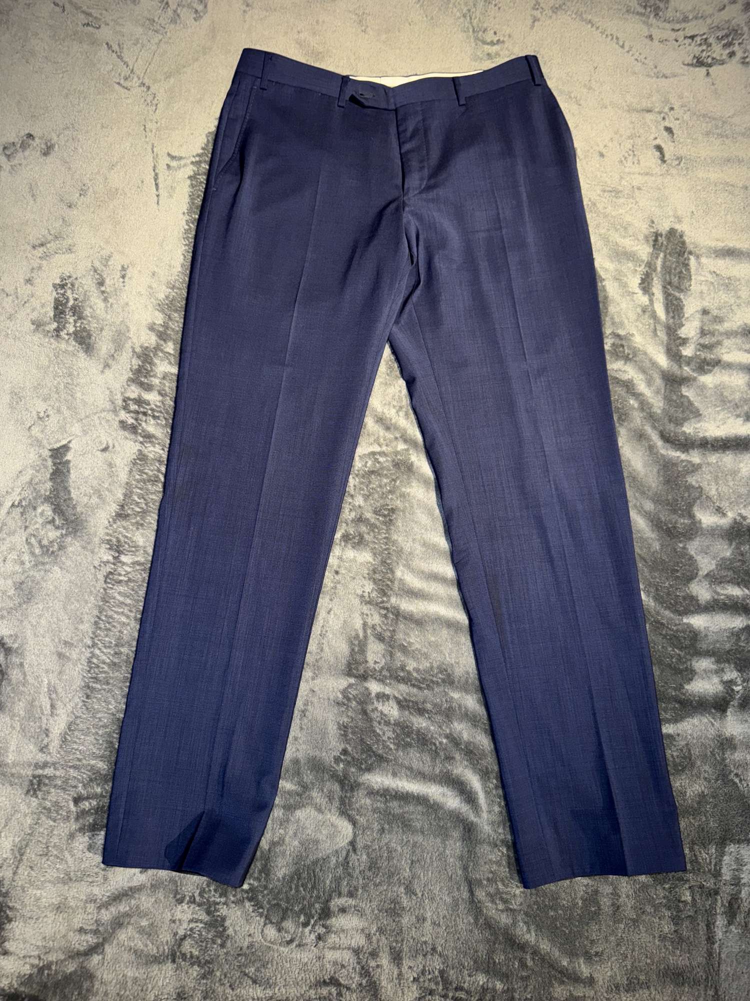 Pánský tmavomodrý oblek Canali