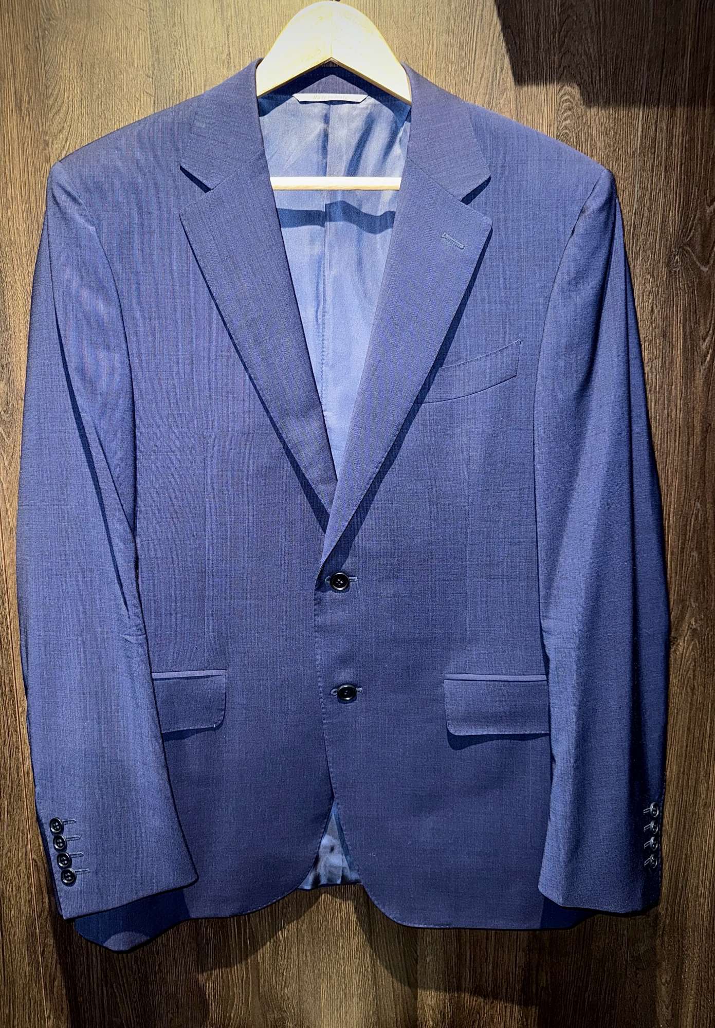 Pánský tmavomodrý oblek Canali