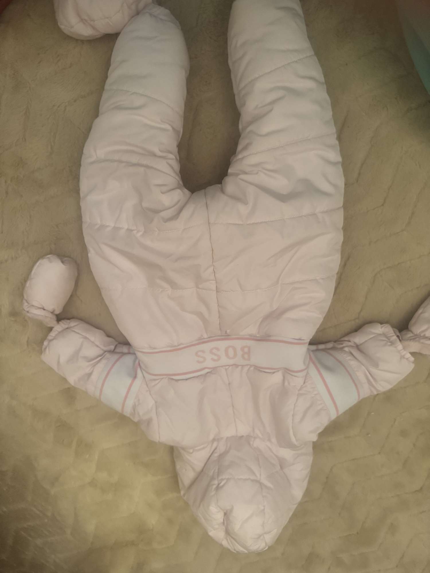 Ovérall dievčenské ružové Hugo boss