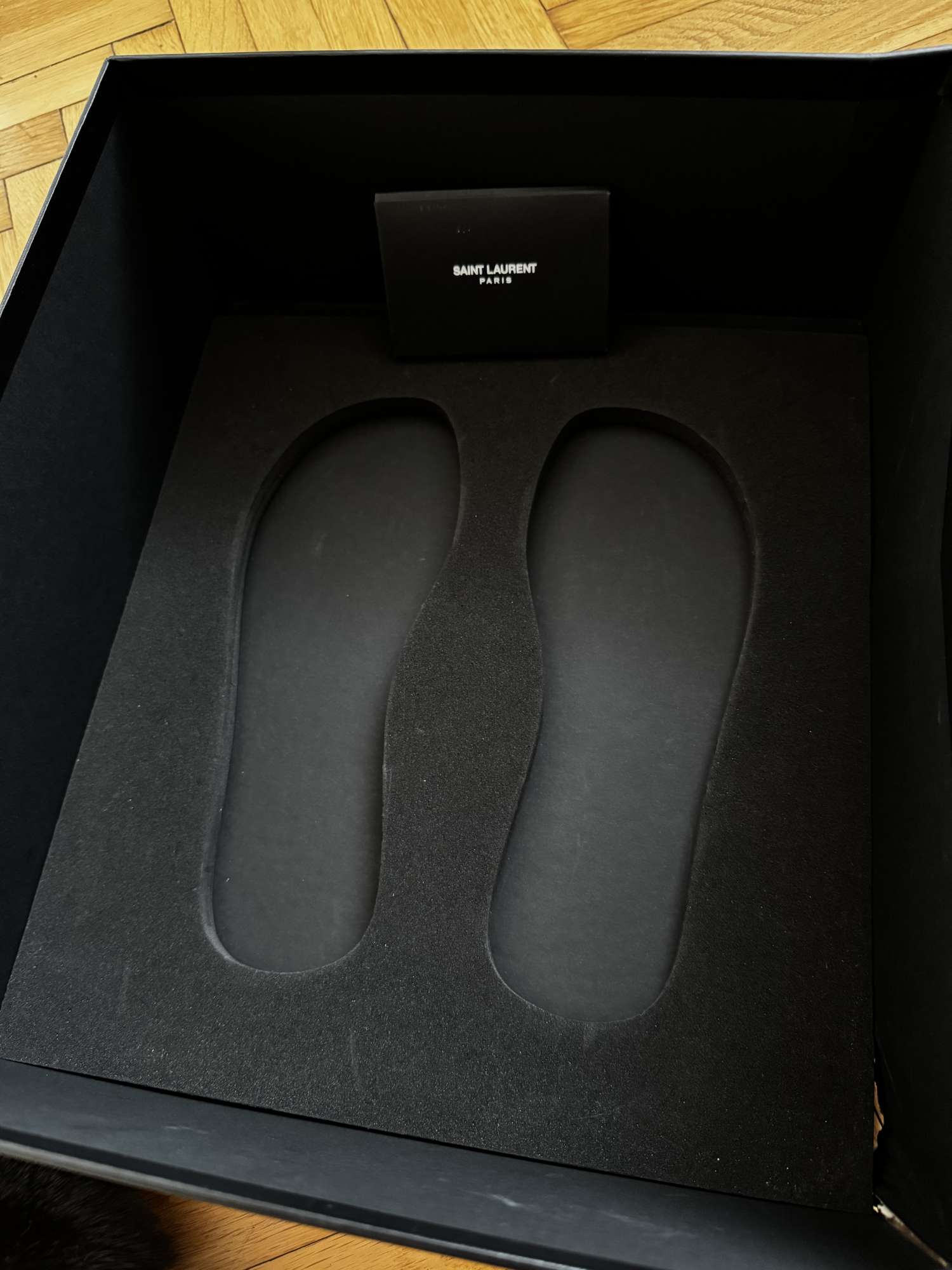 Saint laurent mink fur sandals