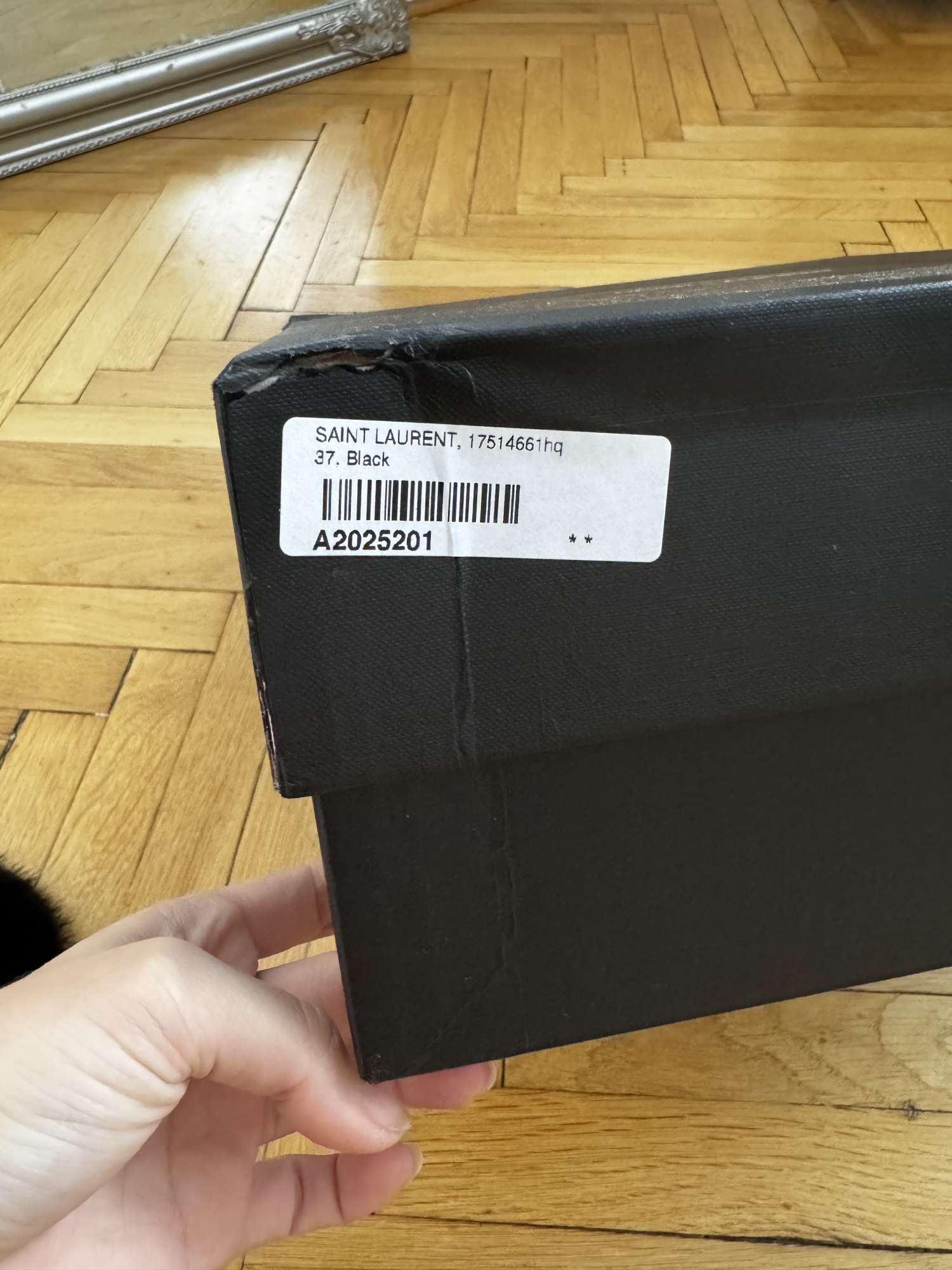 Saint laurent mink fur sandals