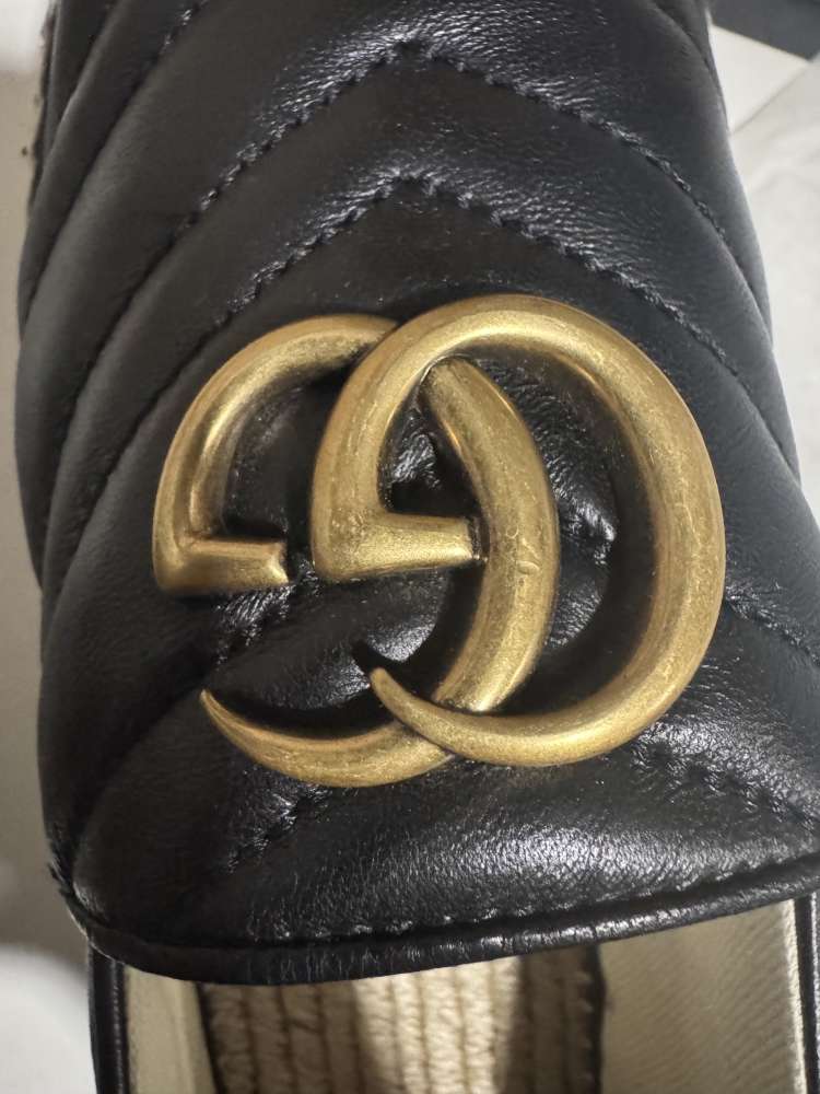 Espadrilky s logom Gucci Marmont