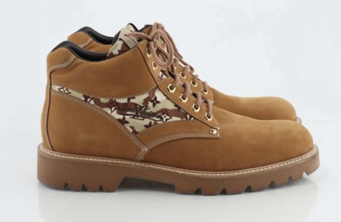 Louis Vuitton - Hnedé členkové topánky Oberkampf