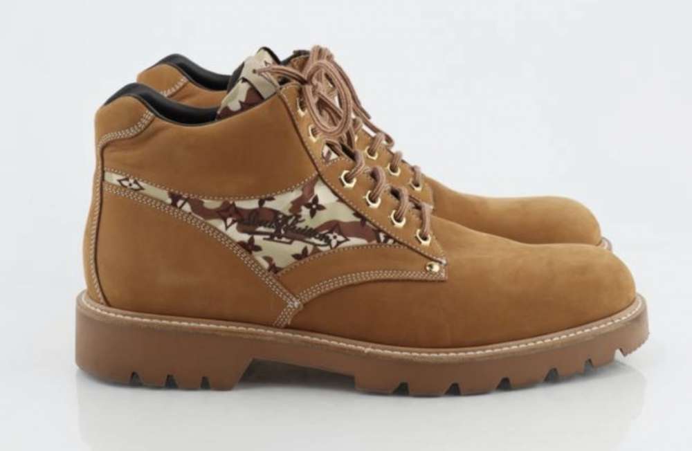 Louis Vuitton - Hnedé členkové topánky Oberkampf