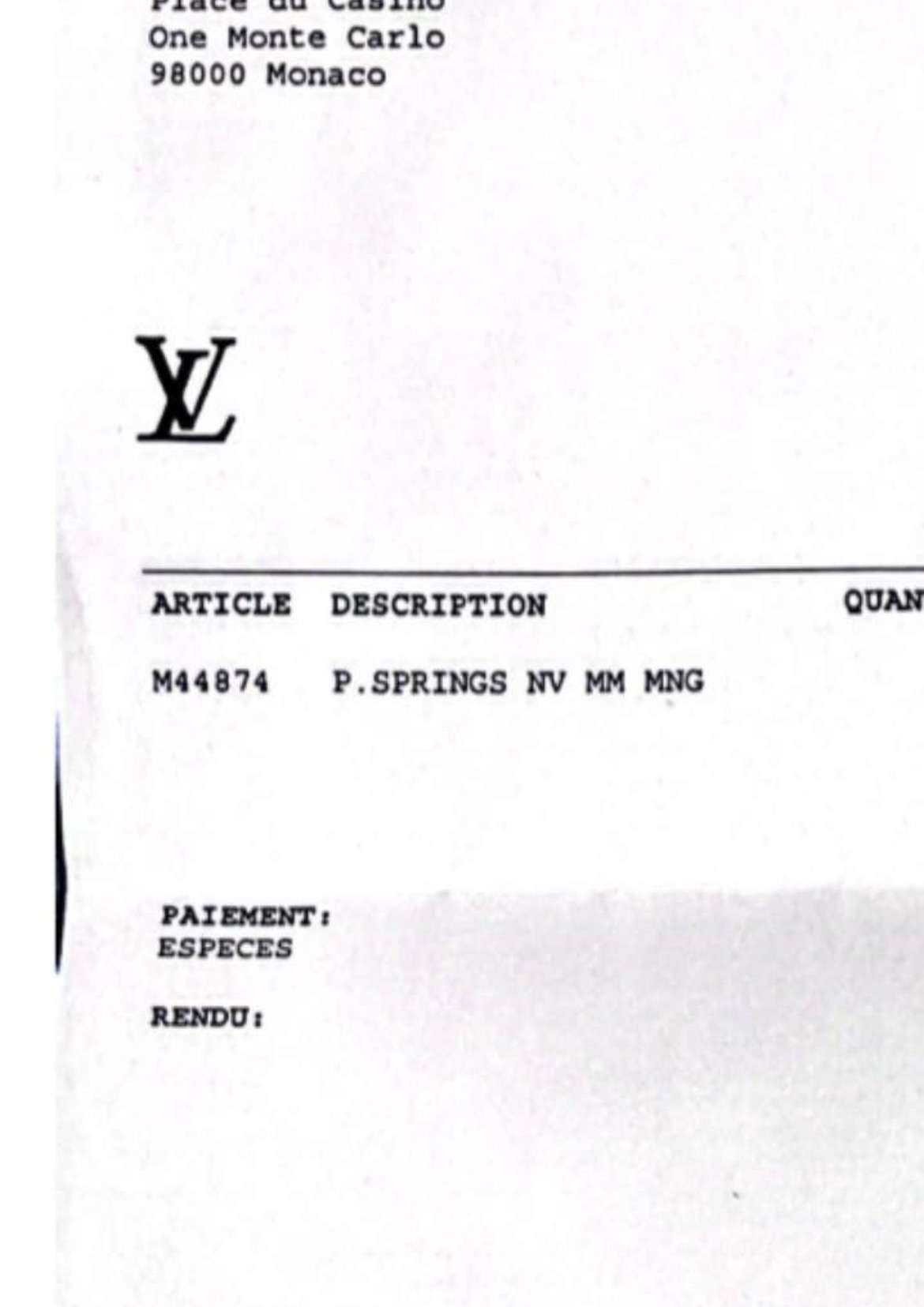 Louis Vuitton palm spring MM