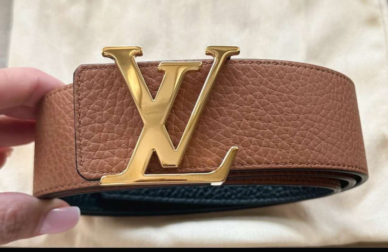 Nový opasok Louis Vuitton model Initiales 4 cm veľkosť 95 cm