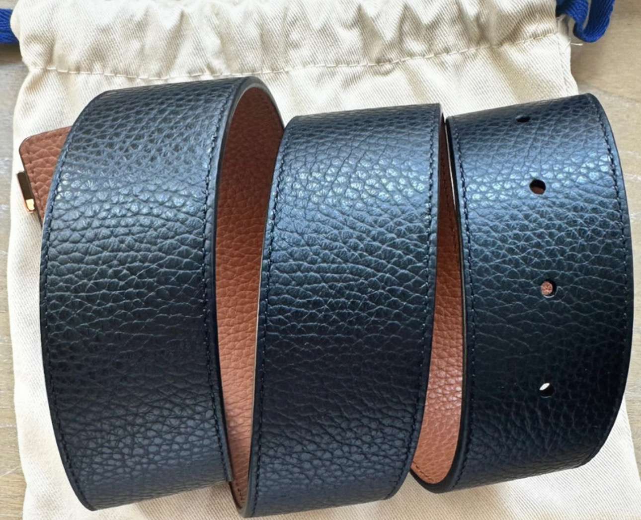 Nový opasok Louis Vuitton model Initiales 4 cm veľkosť 95 cm