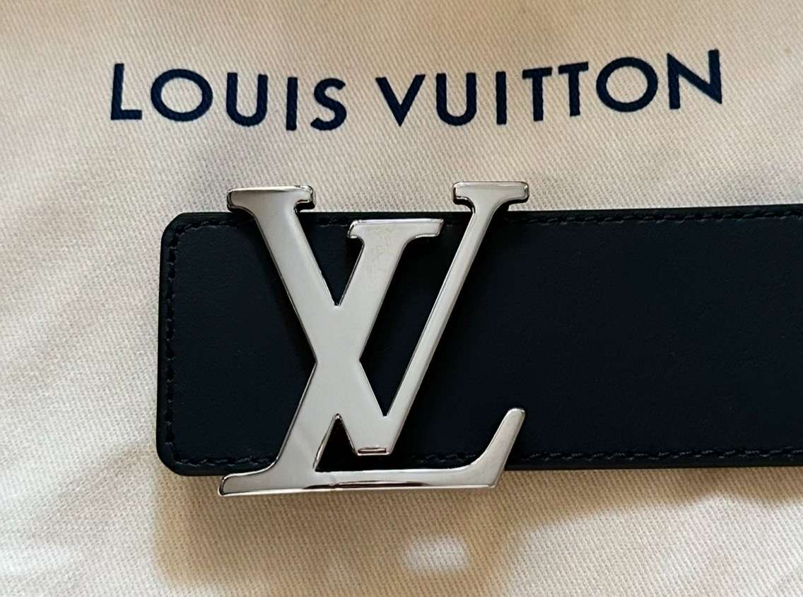 Nový opasok Louis Vuitton model Initiales 4 cm Double face 95 cm