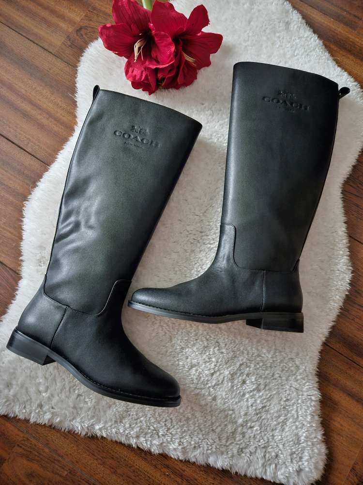 Kozene cizmy Coach