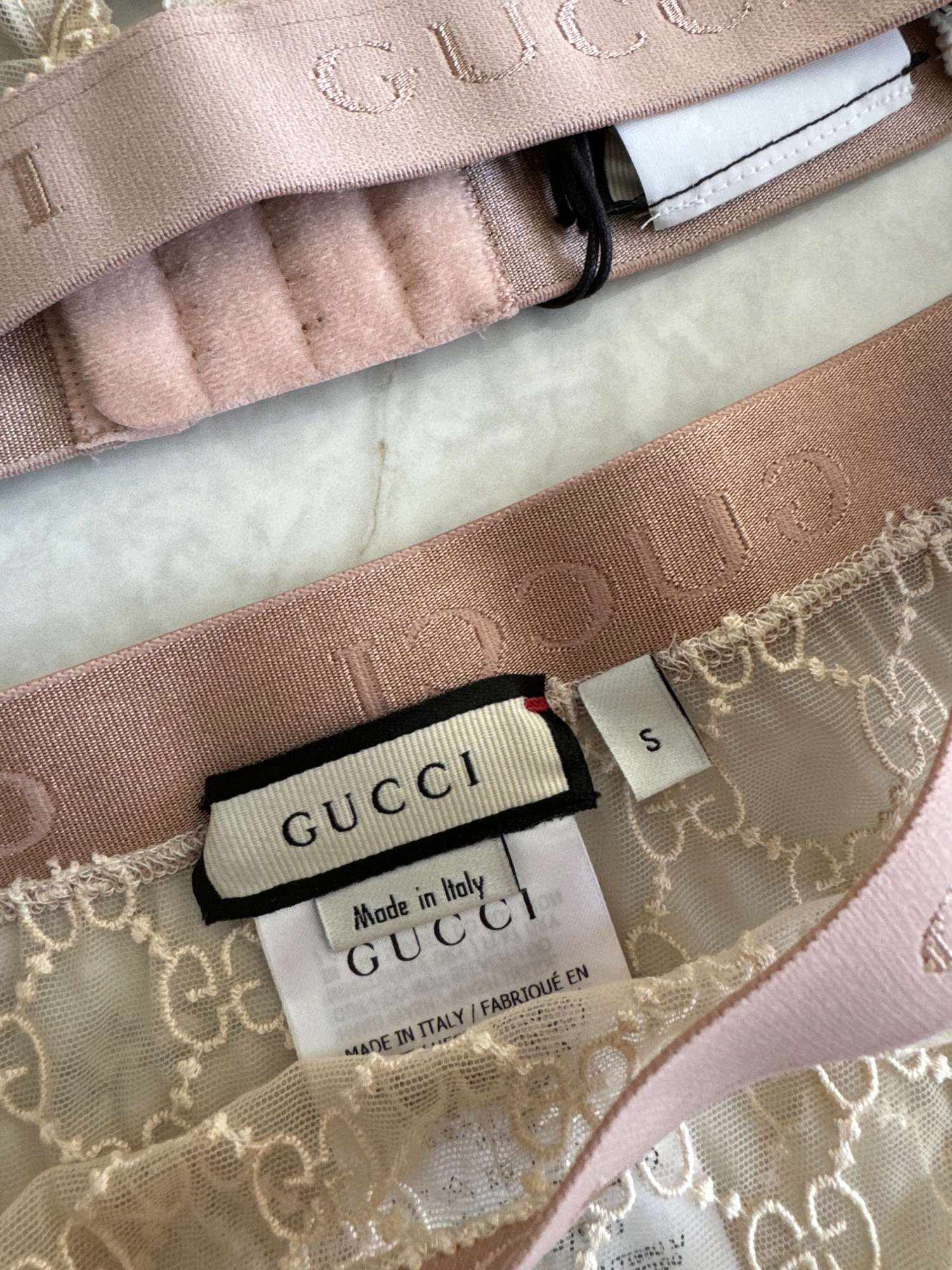 Gucci spodne pradlo set