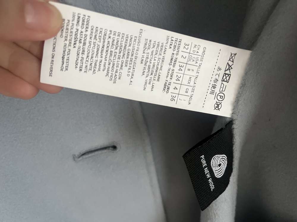 Vlnený kabát Max Mara Virgin