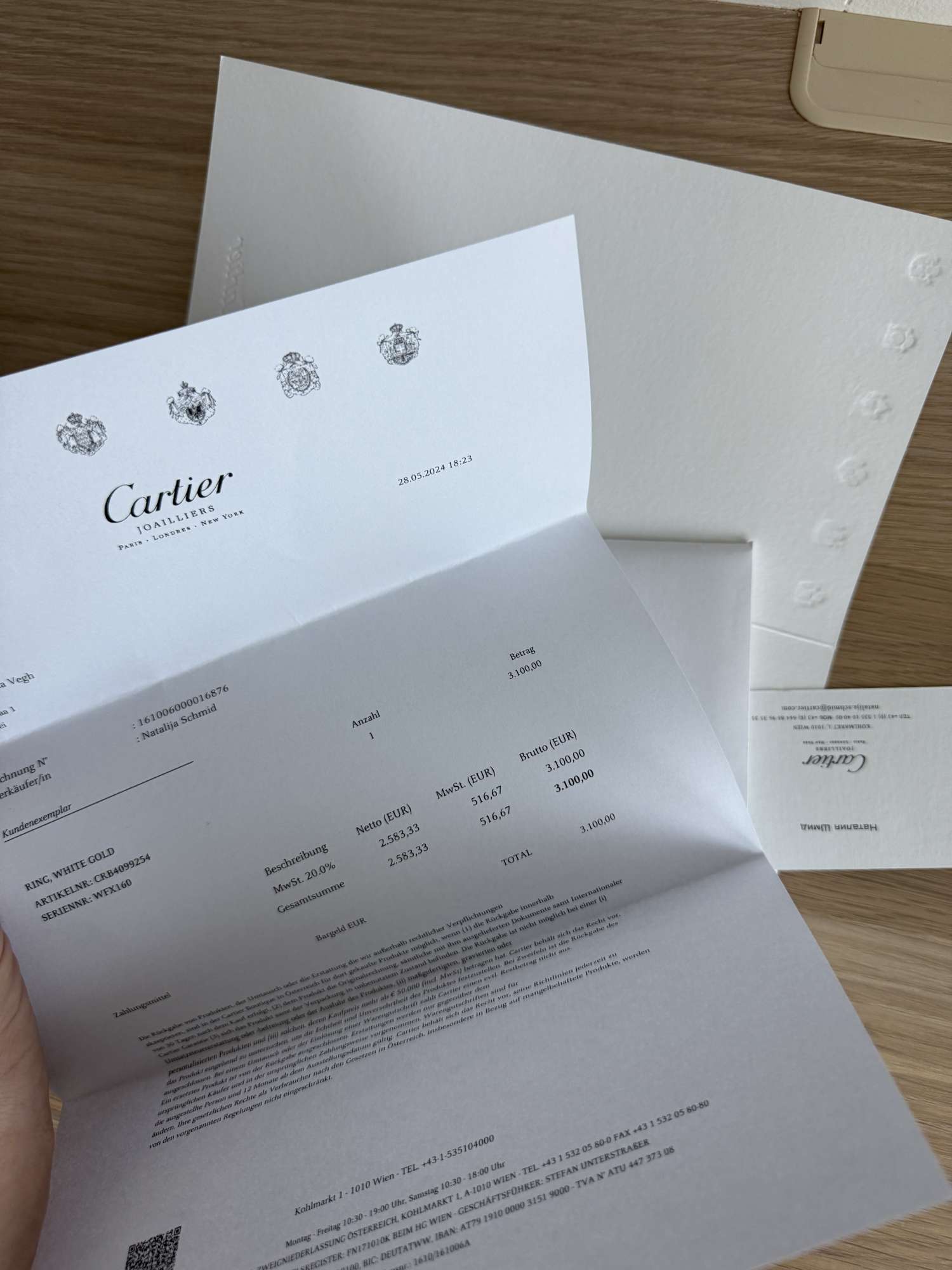 Cartier ring juste un clou