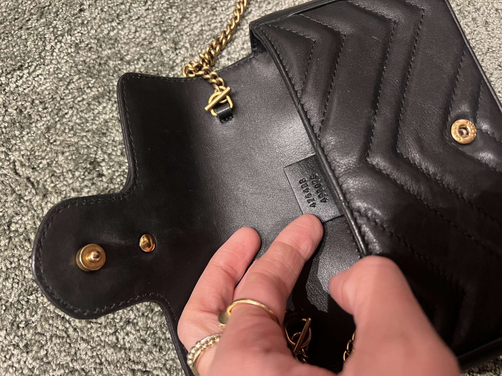 Gucci GG Marmont Matelassé Super Mini Bag