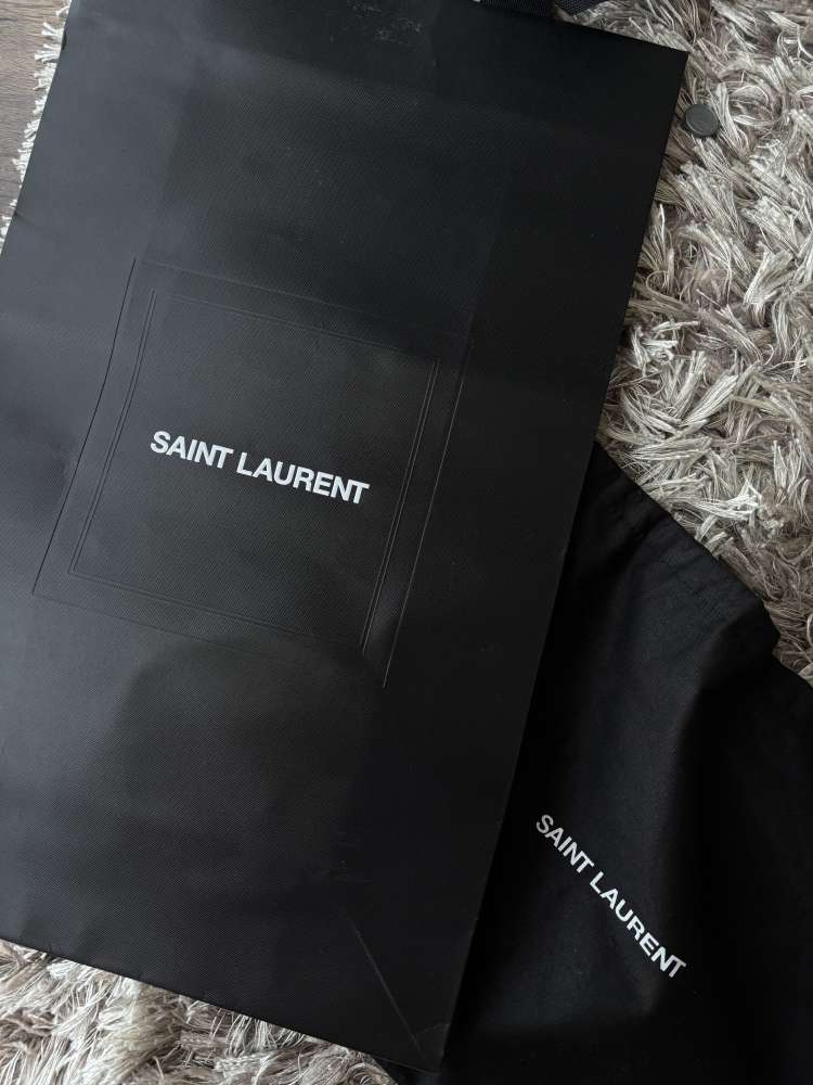 YSL College béžovo zlatá kabelka