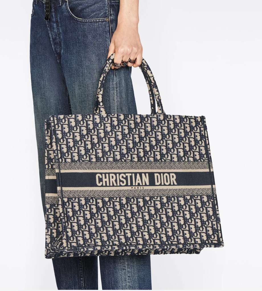 Large Dior Book Tote