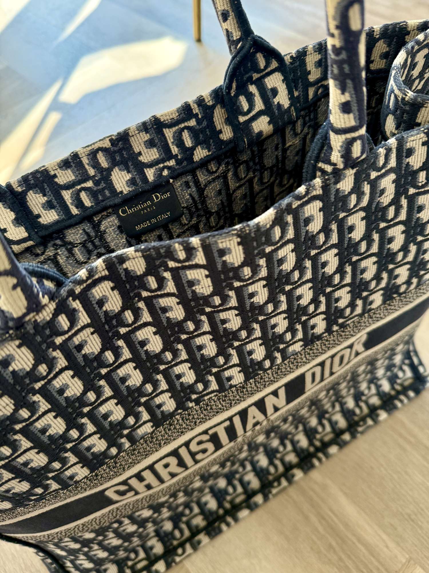 Large Dior Book Tote