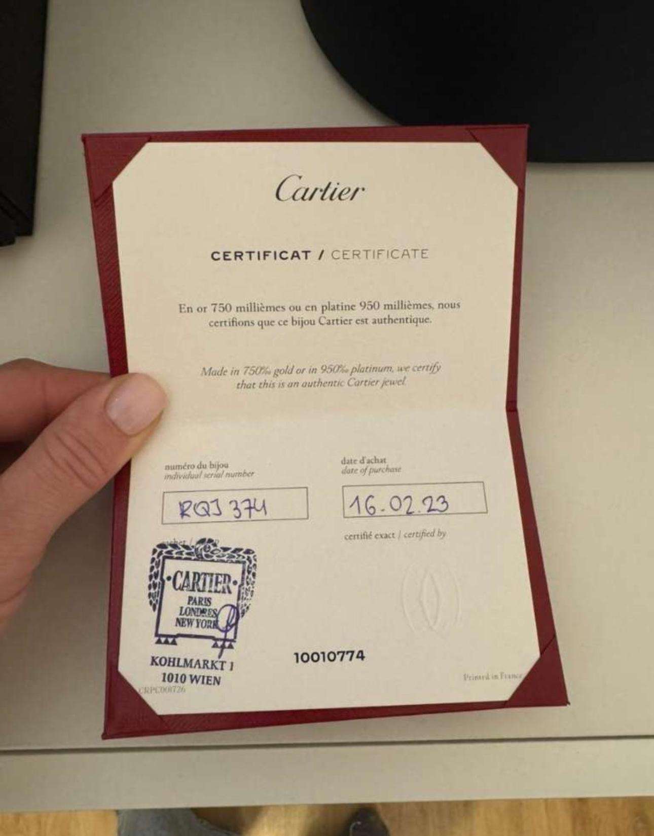 Cartier love prsteň