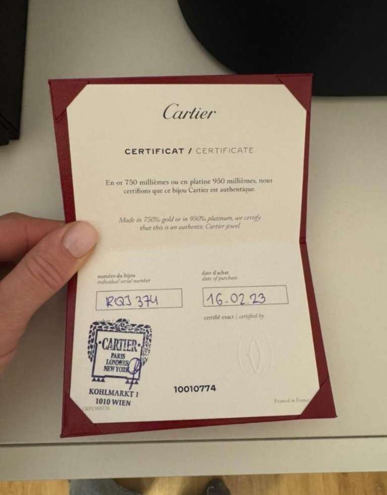 Cartier love prsteň