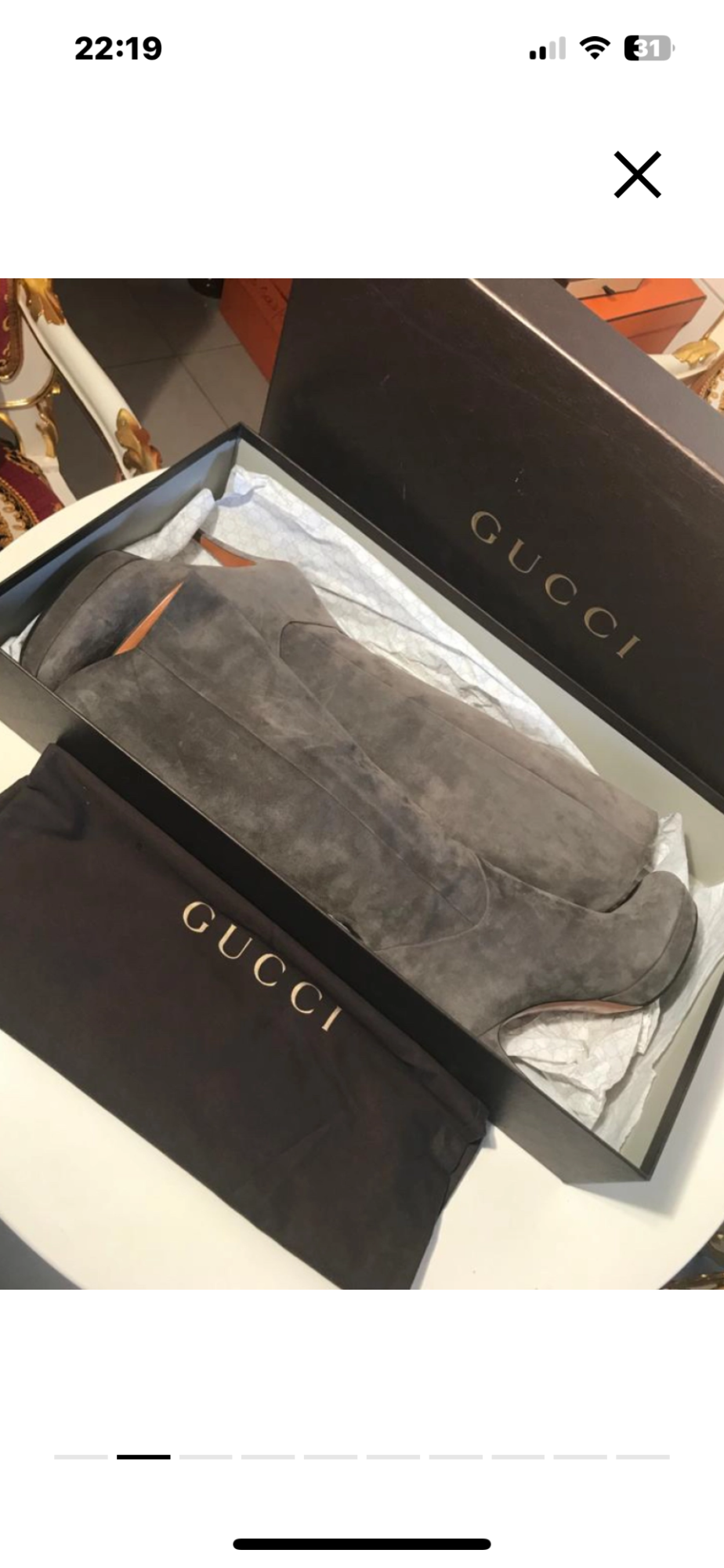 Gucci cizmy